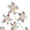 39" x 21" Multicolored Metal Floral Wall Décor with Silver Stems